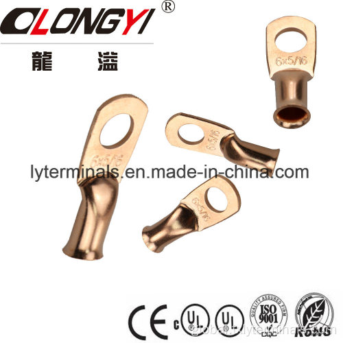 LYF Copper Lube Terminals Copper Tube Ring Crimp Solder Terminals Manufactory